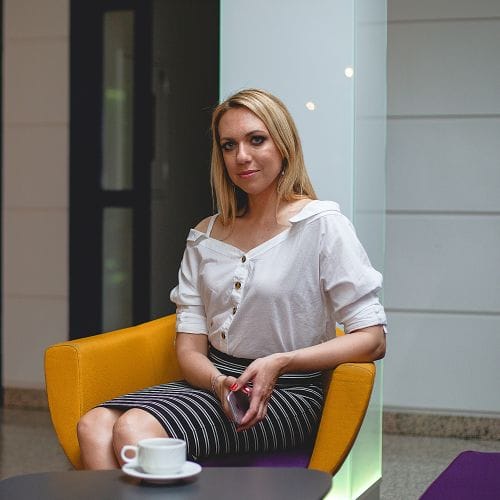 Marzena Pałasz w swoim gabinecie. Twórczyni platformy DietForLife.